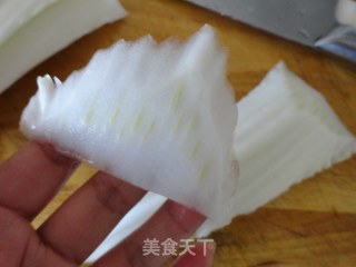 花开富贵——培根蒸白菜的做法步骤：2