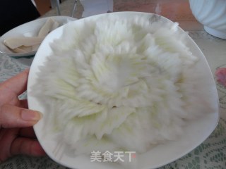 花开富贵——培根蒸白菜的做法步骤：7