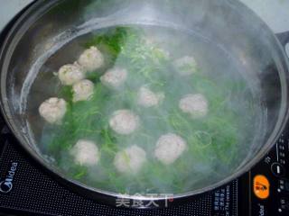 【养生汤煲】开胃消食芥菜丸子汤的做法步骤：5