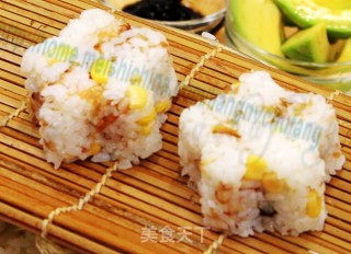 日式花の造型饭团的做法步骤：10