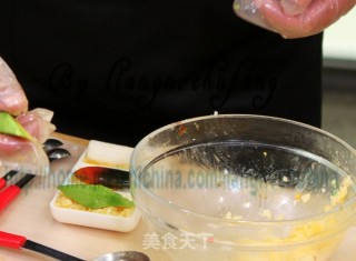日式双色绝味海苔造型饭团的做法步骤：5