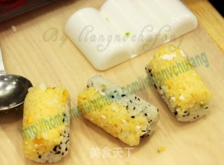 日式双色绝味海苔造型饭团的做法步骤：14