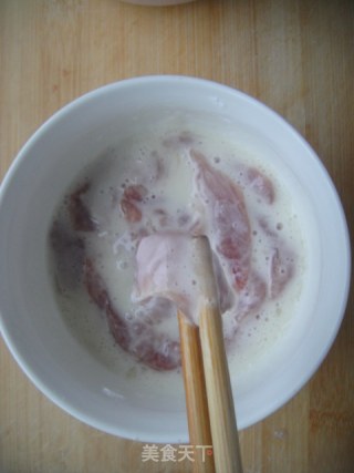 大口吃肉－－酸甜里脊的做法步骤：5