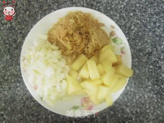 爱心咖喱鸡肉饭的做法步骤：1