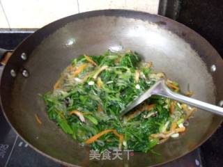 菠菜粉丝的做法步骤：11