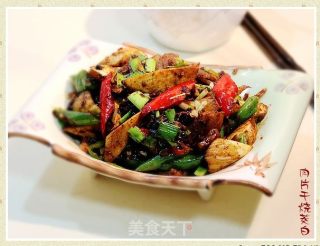 肉片干烧茭白的做法步骤：10