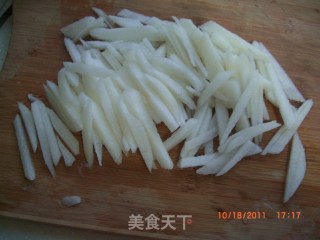 苹果鸭梨双色拌的做法步骤：2
