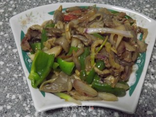 肉丝蘑菇的做法步骤：9