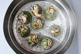 翡翠烧卖（绿茶）的做法步骤：11