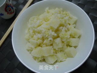 山药二米饭的做法步骤：6
