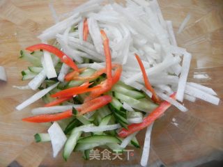 再来一盘也不多－－拌三丝的做法步骤：5