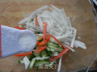 再来一盘也不多－－拌三丝的做法步骤：6