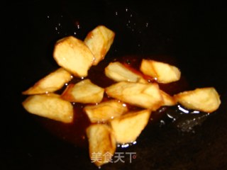 拔丝山药的做法步骤：9