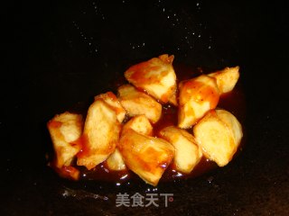 拔丝山药的做法步骤：10