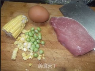 鸡蛋蒸肉饼的做法步骤：1