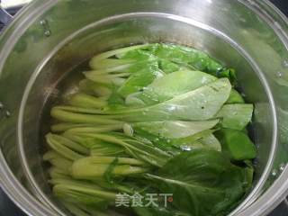 香菇油菜的做法步骤：2