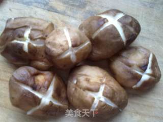 香菇油菜的做法步骤：3
