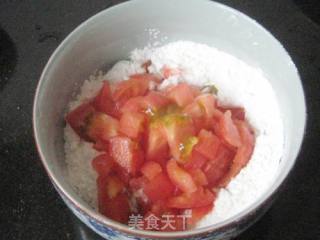 西红柿蛋饼的做法步骤：2
