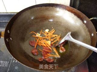 芹菜腊肠的做法步骤：6