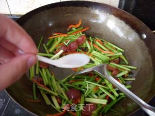 芹菜腊肠的做法步骤：9