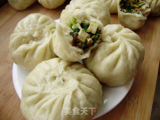 家常主食----香菇青菜豆腐包子的做法步骤：12