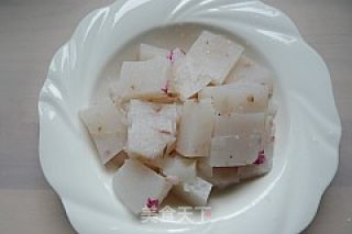 凉拌玫瑰绿豆粉的做法步骤：10