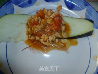 衣带渐宽终不悔---蒸茄子鸡肉西红柿卷的做法步骤：5