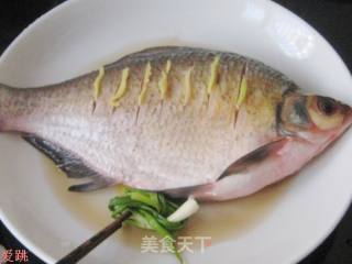 清蒸鳊鱼的做法步骤：2