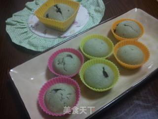 抹茶麦芬的做法步骤：8