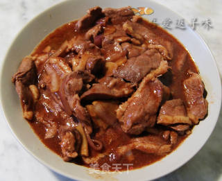 海鲜酱炒鸭肉的做法步骤：18