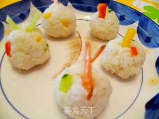 迷你小可爱---青瓜饭团的做法步骤：4
