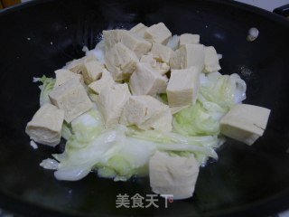 白菜冻豆腐的做法步骤：6