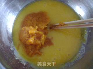 8寸南瓜戚风蛋糕的做法步骤：6