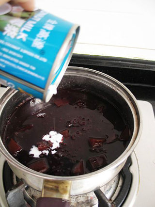 椰浆南瓜黑米糖水—秋季养生的选择的做法步骤：9