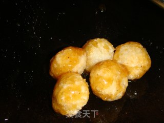 拔丝糯米饭团的做法步骤：11