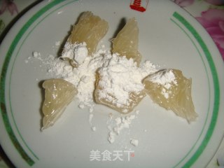 拔丝蜜柚的做法步骤：4