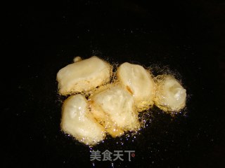 拔丝蜜柚的做法步骤：5