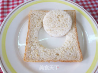 鸡蛋吐司的做法步骤：2