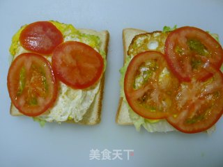 自制三文治的做法步骤：10