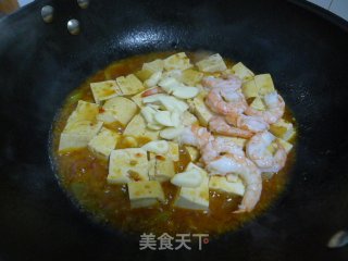 鲜虾麻婆豆腐的做法步骤：9