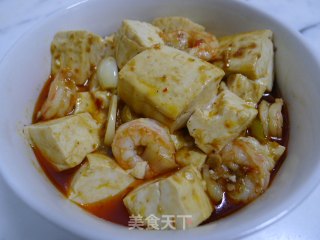 鲜虾麻婆豆腐的做法步骤：10