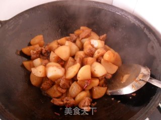 白萝卜烧肉的做法步骤：9