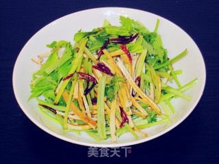凉拌豆腐干丝的做法步骤：5