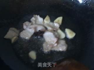 五花肉炖芸豆的做法步骤：3