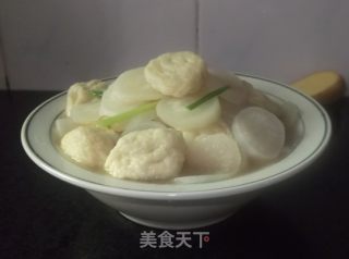 鱼腐煮萝卜的做法步骤：8