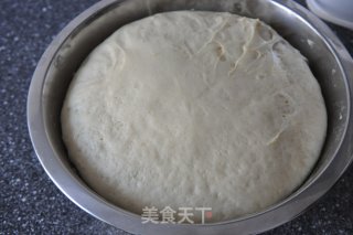当柔软土司遇上香甜红薯泥 （葡萄干天然酵母）的做法步骤：7