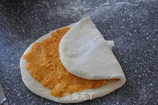 当柔软土司遇上香甜红薯泥 （葡萄干天然酵母）的做法步骤：9
