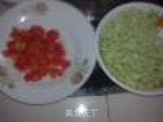 西红柿烧青豆的做法步骤：1