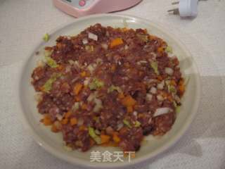 鲜嫩多汁—芹香肉饼蒸蛋的做法步骤：6
