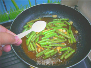 家常菜肴@@虾酱爆炒乌龟豆的做法步骤：7